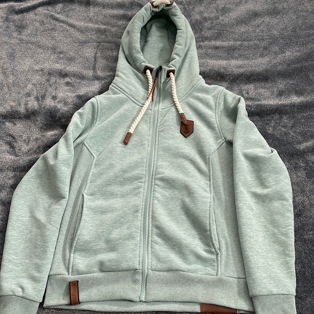 Naketano Zip Up Hoodie in Size Medium